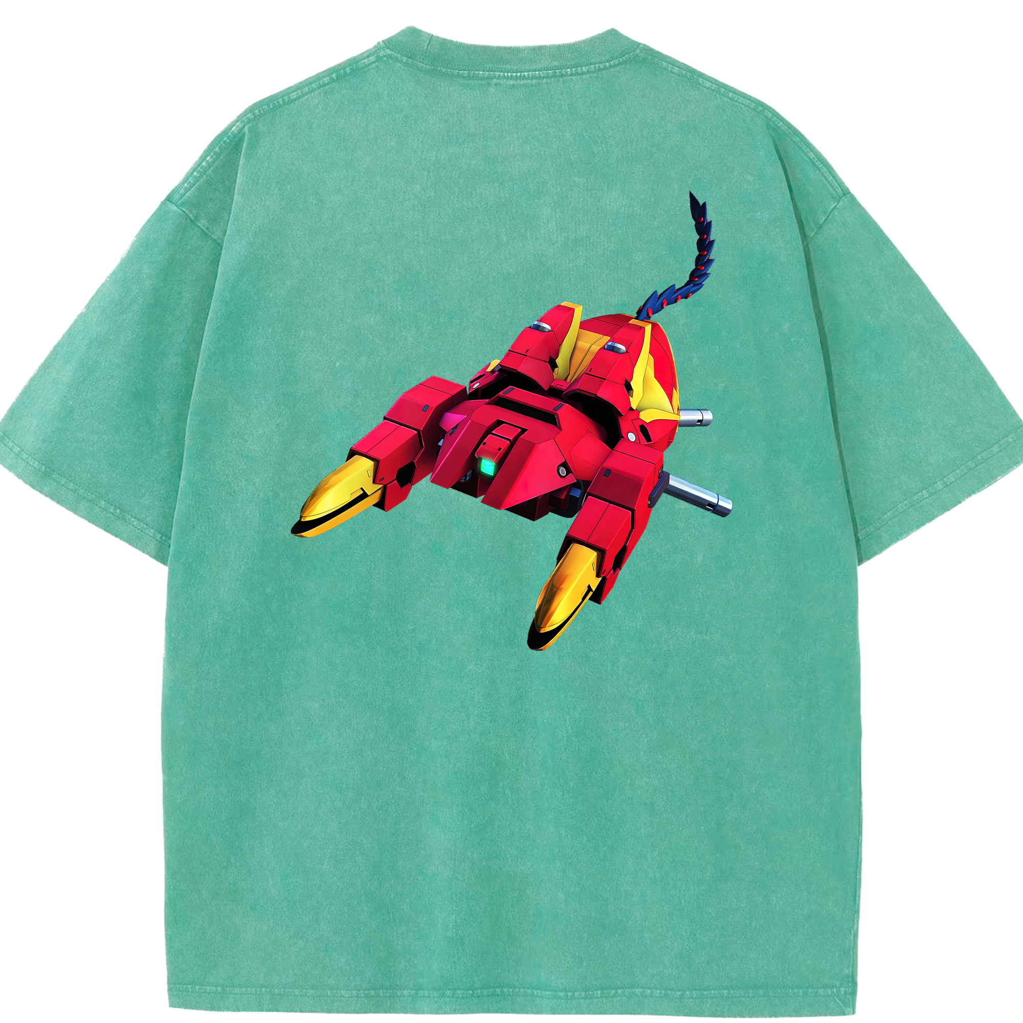 （画像用） 機動戦士ガンダム Mobile Suit Gundam 綿100% ヴィンテージ風 半袖Tシャツ（背面プリント）